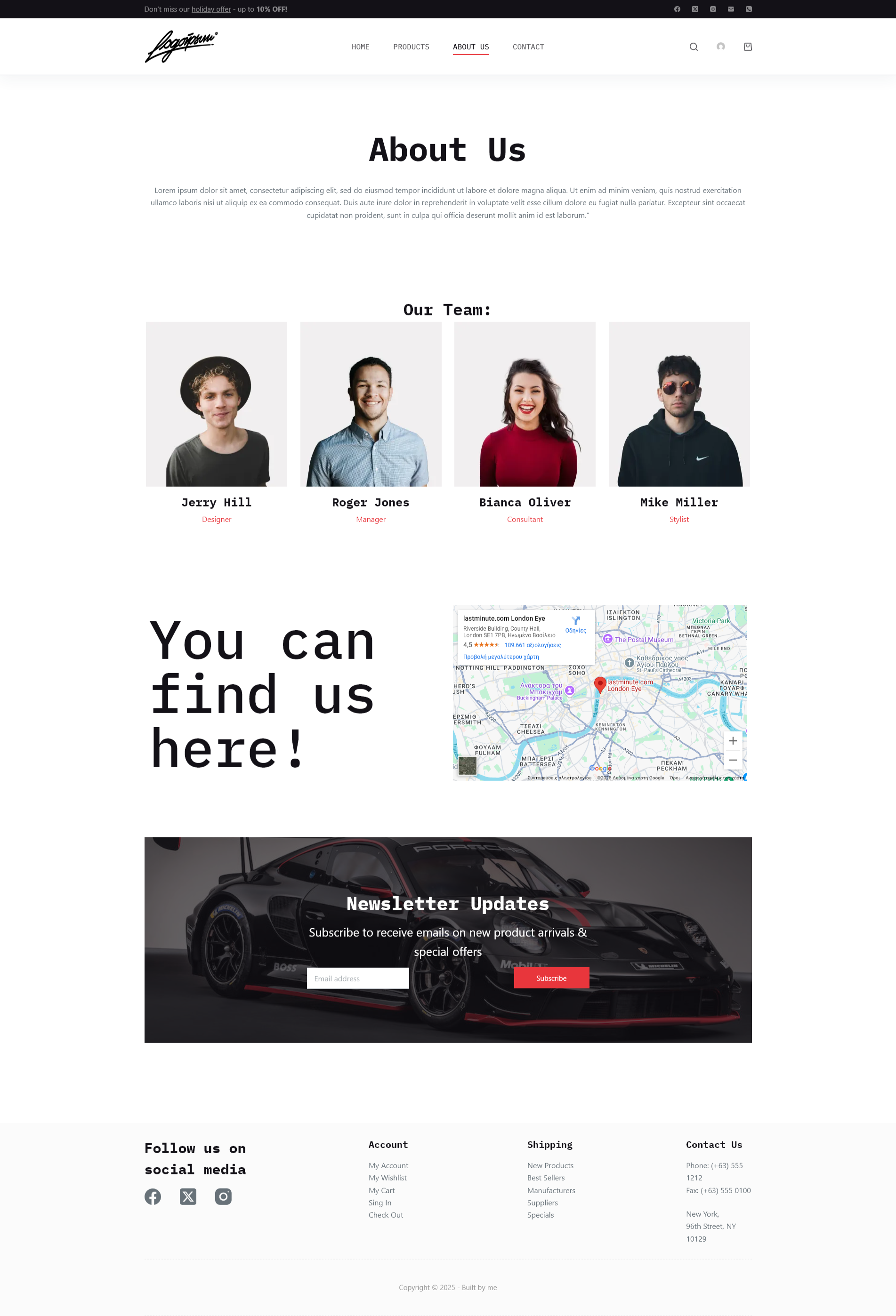 Image of about us page